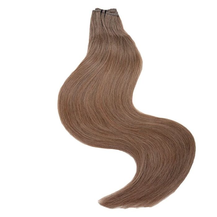 Träns löshår 60 cm askblond weft hair extensions