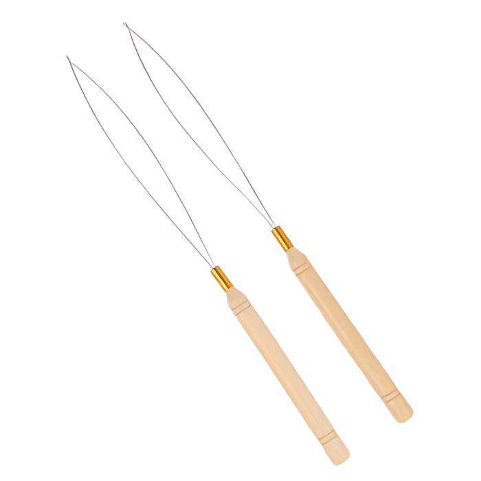 Loop needle verktyg för microringar och hårförlängning